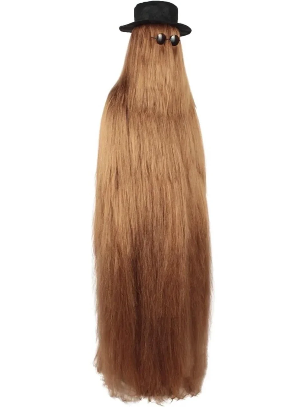 Unisex 71-Inch Premium Brown Hairy Creature Costume Set for Adults - Fun & Cozy!